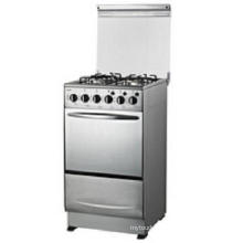 Full Stainless Steel Cooking Range with Oven and Glass Lid